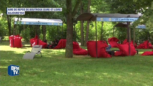 Départs en vacances: des zones de repos pour inciter les automobilistes à faire des pauses