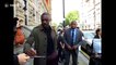 Idris Elba signs autographs for fans on his way to Star Trek premiere