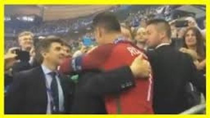 Sir Alex Ferguson Complements cristiano  Ronaldo Final Euro 2016