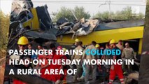 Italy mourn the loss of at least 27 in train collision