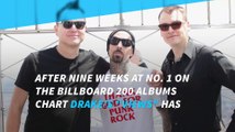 Blink 182 knocks Drake off Billboard 200 albums chart No. 1