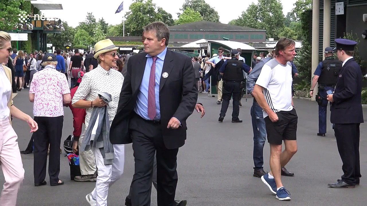 Ellen DeGeneres attends Wimbledon Final