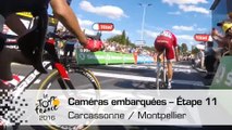 Onboard camera / Caméra embarquée - Étape 11 (Carcassonne / Montpellier) - Tour de France 2016