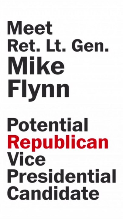 Meet Michael Flynn