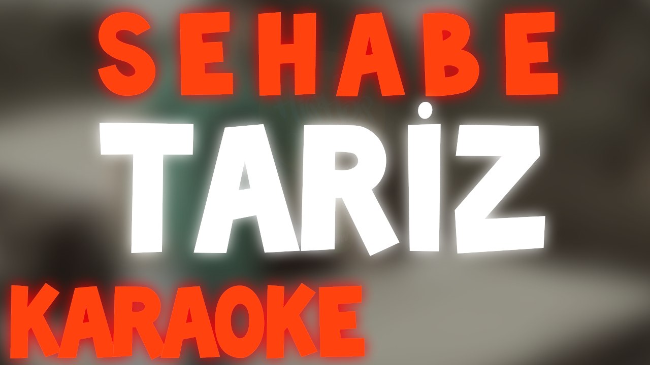 Sehabe - Tariz  Karaoke