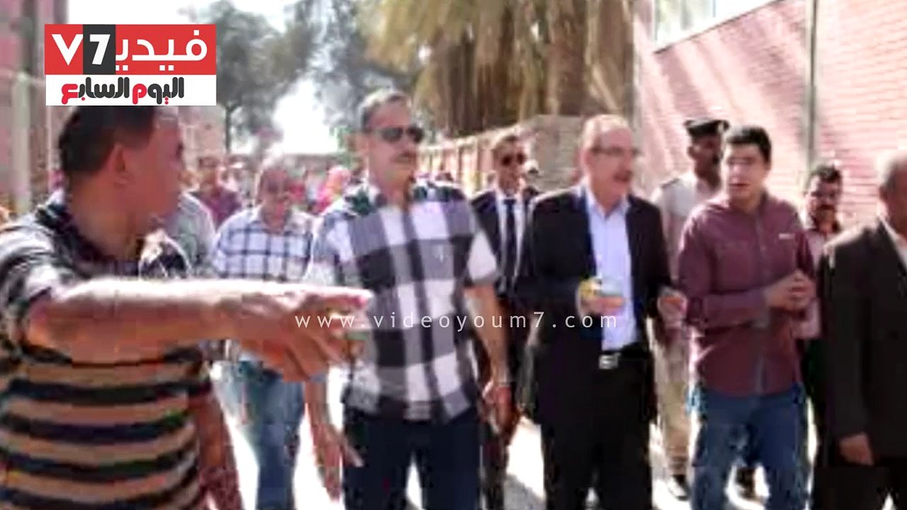 محافظ بنى سويف يتفقد محطة محولات كهرباء سمسطا