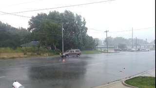 Microburst Storm 6-27-13 Anderson Indiana