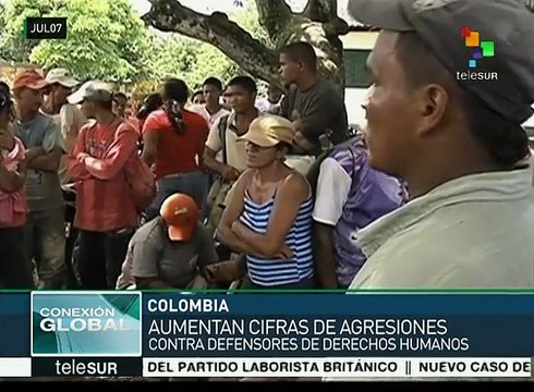 Colombia: exigen políticas de protección a defensores de DDHH