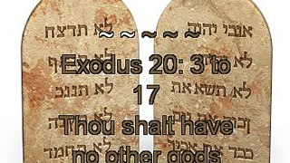 Ten Commandments - Exodus 20