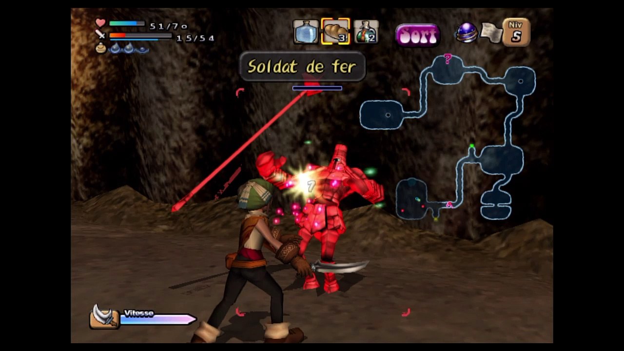 Dark Cloud   Walkthrough 03 " La grotte de Dran "