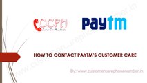 Paytm Customer Care Number, Toll Free Number, Office Address, Email ID