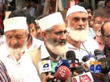 Siraj ul Haq visits Edhi center, pays condolences to deceased’s family -13 July 2016