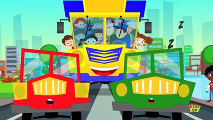 The Wheels On The Police Car Go Round And Round | Kids Songs | Car Rhymes