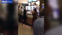 Dos mujeres se pelearon con empleados de un McDonald's
