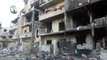 داريا 23-10-2013 دمار هائل في المباني السكنية جراء القصف العنيف على المنطقة الجنوبيةجـ2