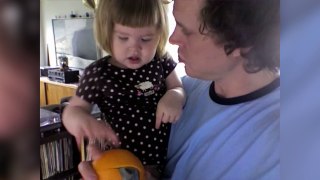 19 month old's first French word: L'orange