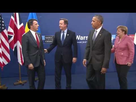 Varsavia - Vertice Nato - Foto di famiglia della riunione in formato Quint (09.07.16)