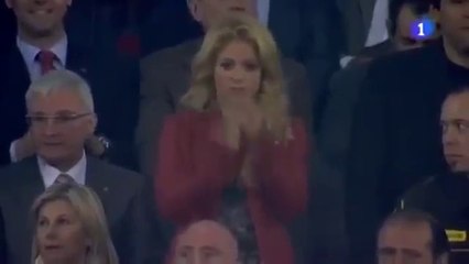 Shakiras Reaction after Cristiano Ronaldo Goal