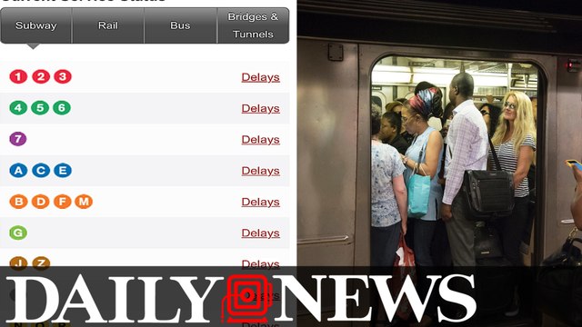 A Rail Mess- Power Outage Causes Delays On NYC Subway Lines