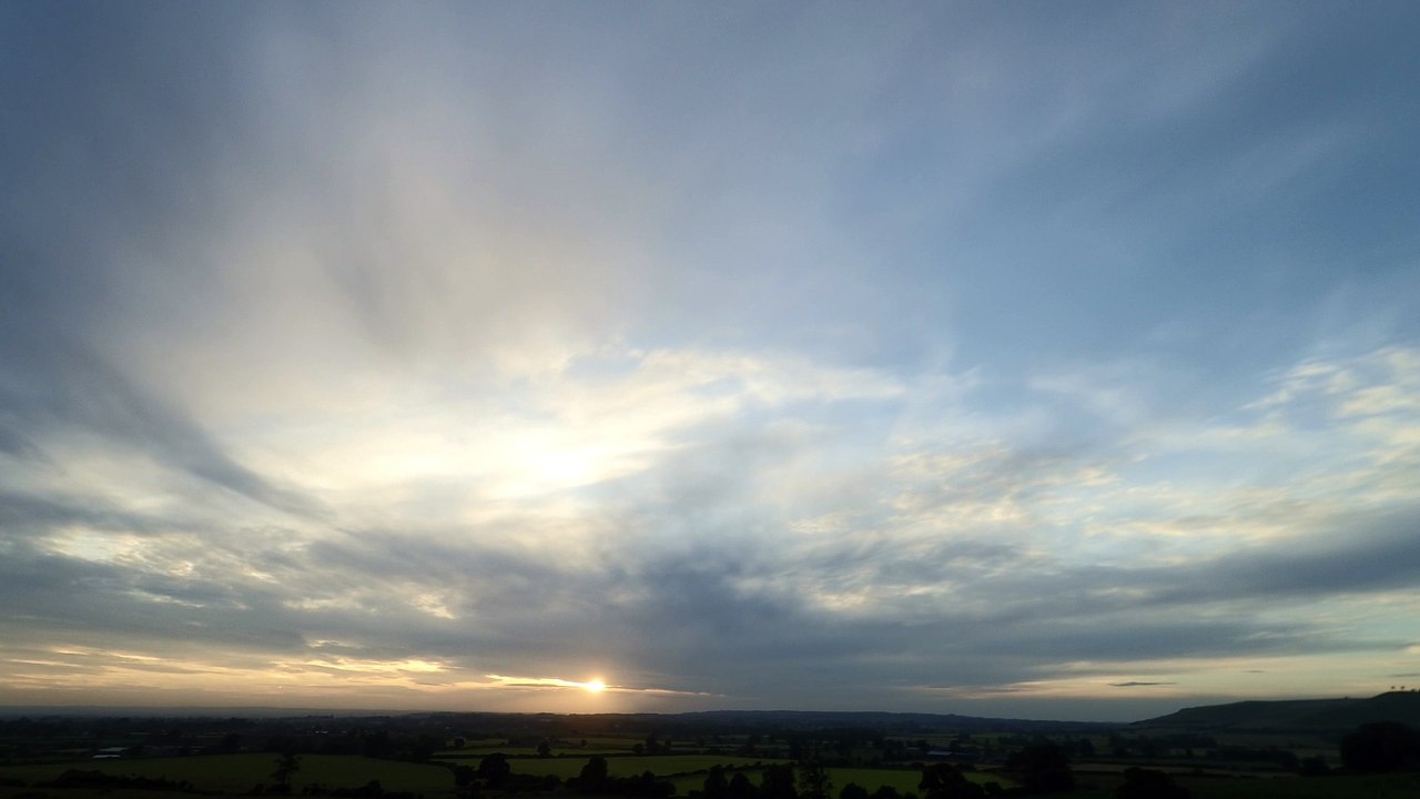 Sunset over Devizes wiltshire