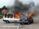 21/08/10 Demonstratie autobranden bij Opendag Jeugdbrandweer Ermelo-Putten