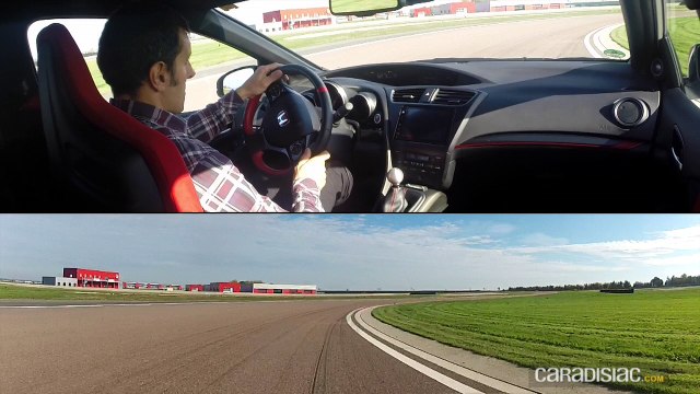 Le tour chrono de la Ferté Gaucher à bord de la Honda Civic Type R