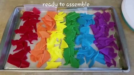 Hmong Baker How to make a Rainbow my little Pony Cake
