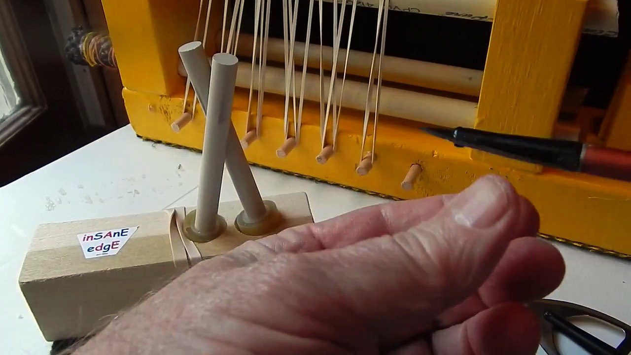 Sharpening broadheads with the INSANE EDGE: demo with Super 2 Magnum