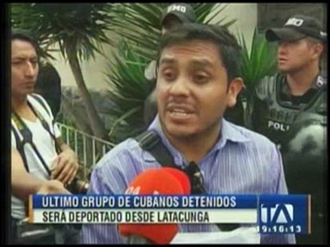 Último grupo de cubanos detenidos fue deportado desde Latacunga