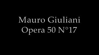 Mauro Giuliani - Op. 50 n°17