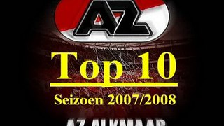 AZ Alkmaar top 10 doelpunten seizoen 2007/2008