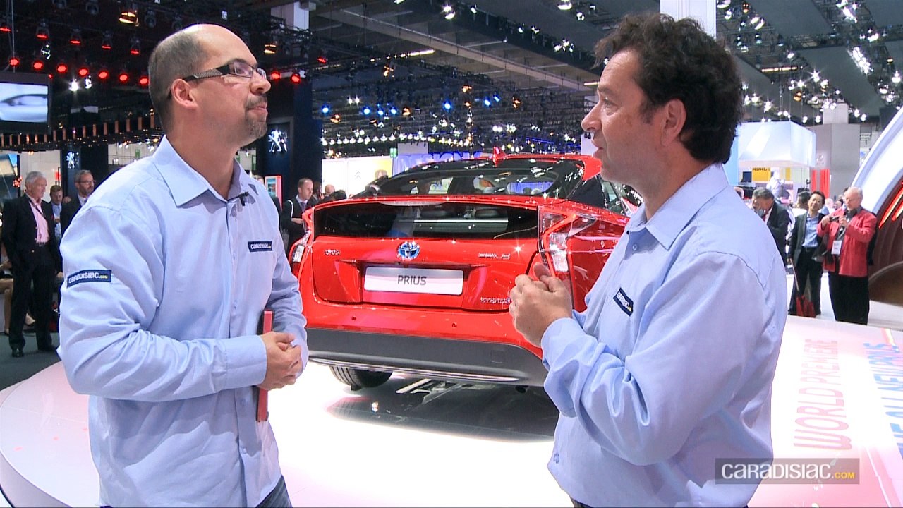 Toyota Prius 4 : clivante - en direct de Francfort 2015