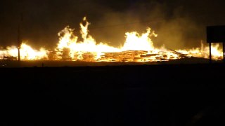 Yakima Wa - Boise Cascade MILL Fire - 9/26/09 - whirlwinds