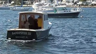 Sandpiper III - Downeast 25' lobster boat - aft