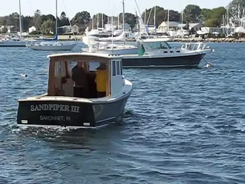 Sandpiper III - Downeast 25' lobster boat - aft