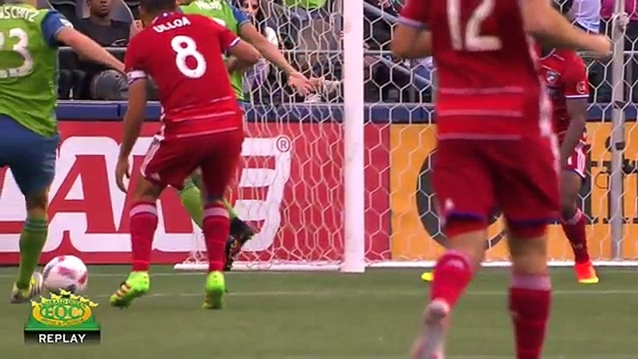 Clint Dempsey Goal Seattle Sounders 5 - 0 FC Dallas MLS 14 July 2016