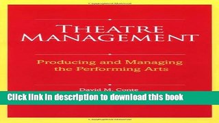 Read Theatre Management  Ebook Free