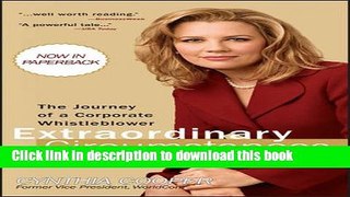 Download Extraordinary Circumstances: The Journey of a Corporate Whistleblower  PDF Free