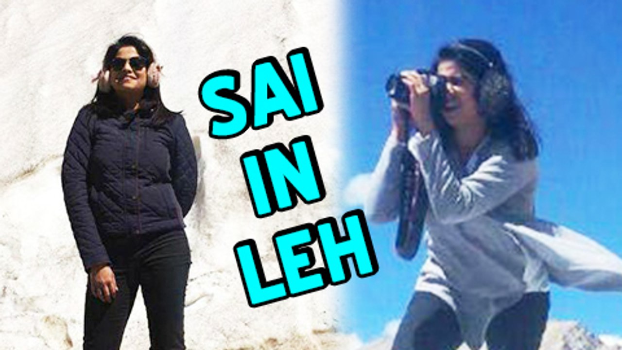 Sai Tamhankar Shoots In Leh Ladakh | Pictures Out | Marathi Entertainment