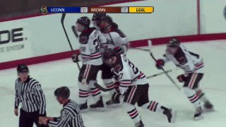 Brown Men's Hockey vs. UConn Highlights (11/29/14)