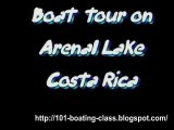 A boat tour of Lake Arenal Costa Rica
