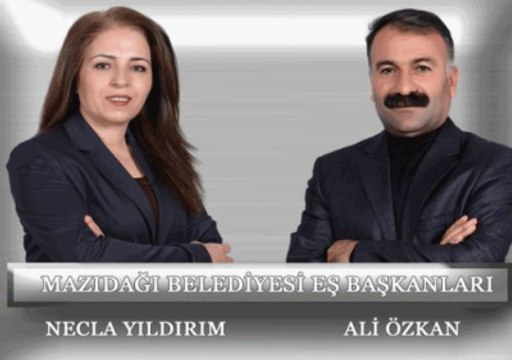 Mardin'in Mazıdağı İlçesi Belediye Eş Başkanları Görevden Alındı