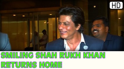 Smiling Shah Rukh Khan Returns Home | Sania Mirza's Autobiography