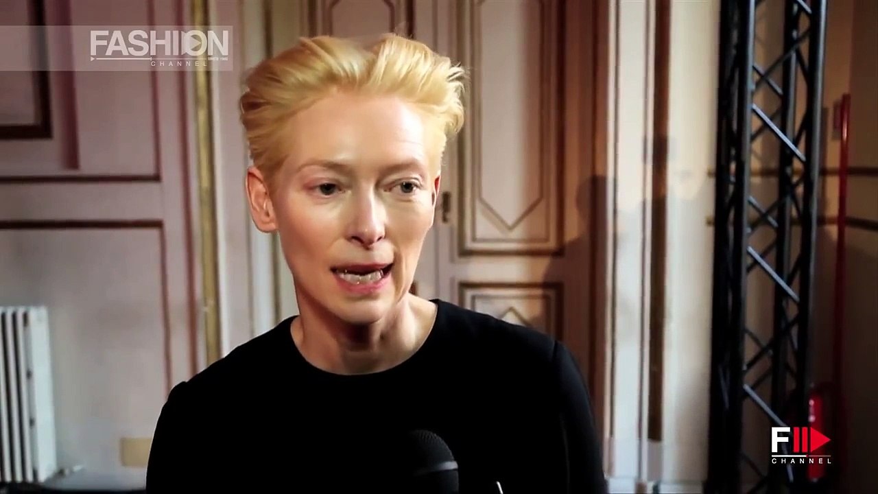 PITTI 87 Cloakroom TILDA SWINTON Performance & Interview by Fashion Channel