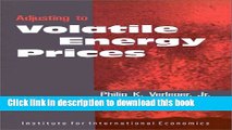 Download Adjusting to Volatile Energy Prices (Policy Analyses in International Economics)  Ebook