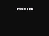 Read Fifty Poems of Hāfiz PDF Full Ebook