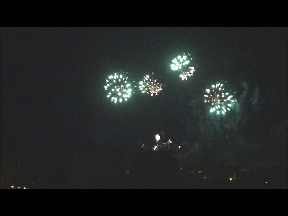 Feu d'artifice du 13 juillet 2016 à Bagnolet.