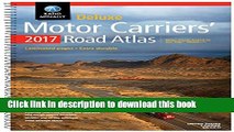 Read Rand McNally 2017 Deluxe Motor Carriers  Road Atlas (Rand Mcnally Motor Carriers  Road Atlas