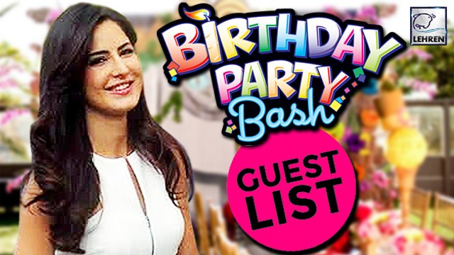 Katrina Kaif's Birthday Party Guest List REVEALED | Karan Johar | Sidharth Malhotra