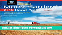 Download Rand Mcnally 2016 Motor Carriers  Road Atlas (Rand Mcnally Motor Carriers  Road Atlas